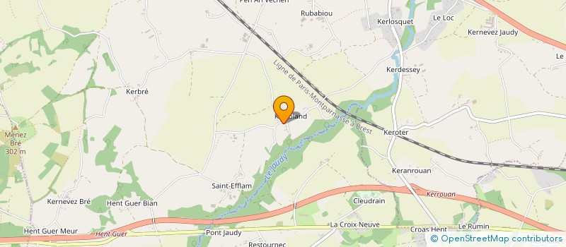 localisation de l'entreprise MONSIEUR JEAN RAOUL  PEDERNEC