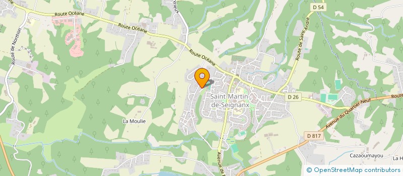 localisation de l'entreprise MONSIEUR JEAN-RAOUL HUREAUX  SAINTE-MARIE-DE-GOSSE