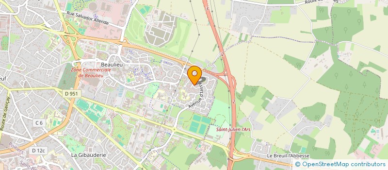 localisation de l'entreprise MONSIEUR JEAN-RAOUL LENESTOUR  POITIERS