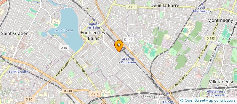 localisation de l'entreprise MONSIEUR JEAN RAPHAEL BESSIS  ENGHIEN-LES-BAINS