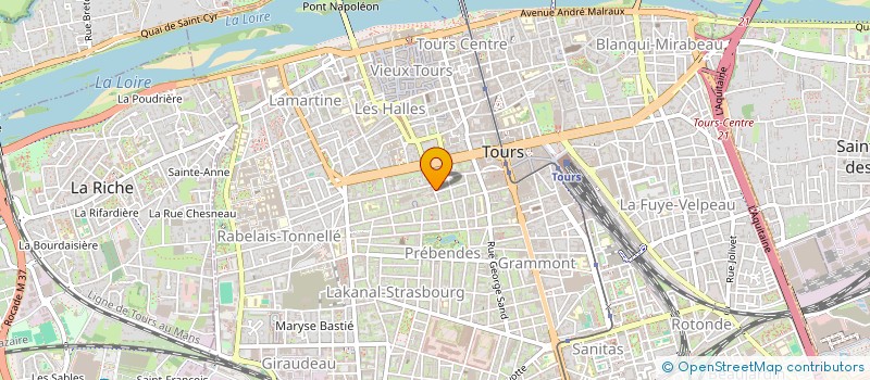 localisation de l'entreprise MONSIEUR JEAN RAPHAEL MONGIS  TOURS