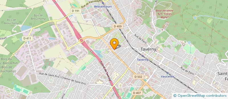 localisation de l'entreprise MONSIEUR JEAN RAPHAEL QUERCIA  TAVERNY