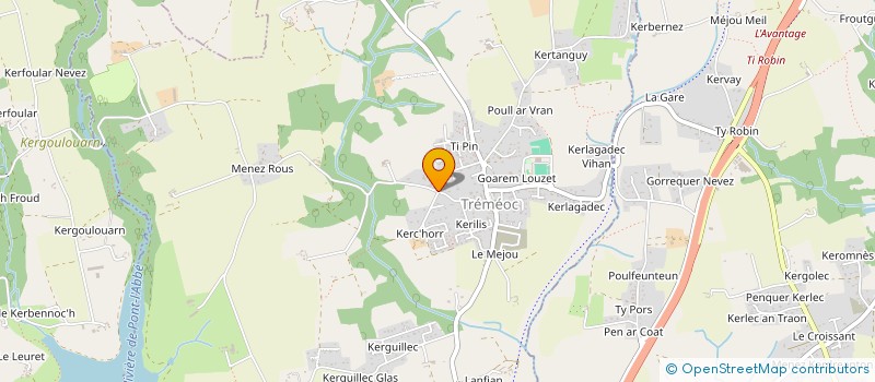 localisation de l'entreprise MONSIEUR JEAN RAPHALEN  TREMEOC