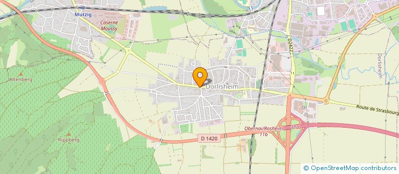 localisation de l'entreprise MONSIEUR JEAN RAPP  DORLISHEIM