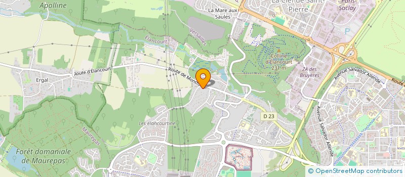 localisation de l'entreprise MONSIEUR JEAN RAPP  ELANCOURT