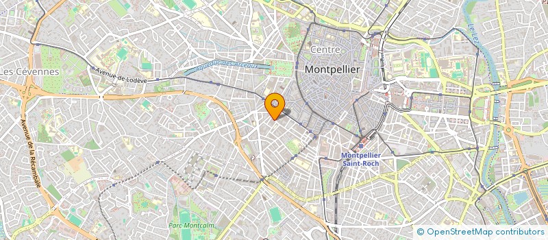 localisation de l'entreprise MONSIEUR JEAN RARAIM à MONTPELLIER
