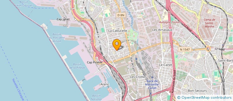 localisation de l'entreprise MONSIEUR JEAN RASPLUS à MARSEILLE
