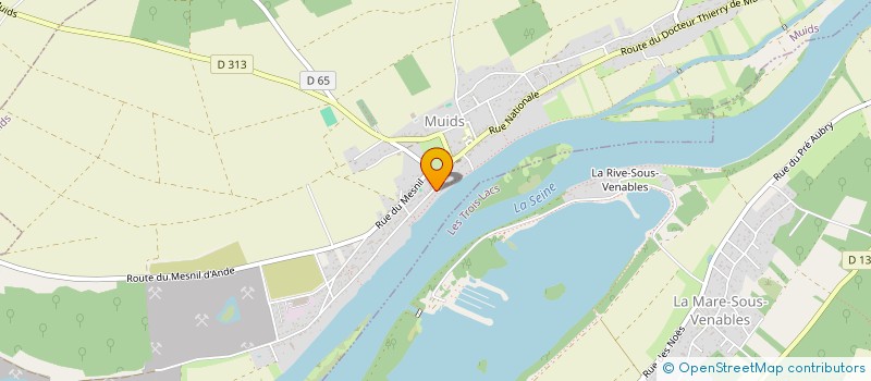 localisation de l'entreprise MONSIEUR JEAN RASSAT  MUIDS