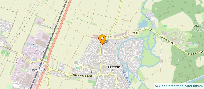 localisation de l'entreprise MONSIEUR JEAN RAUL  ERSTEIN