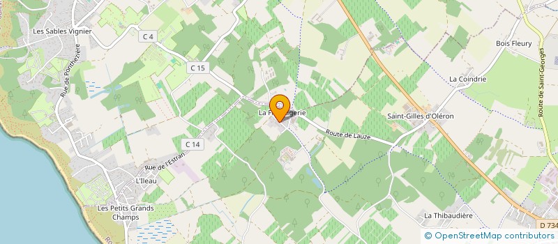 localisation de l'entreprise MONSIEUR JEAN RAULET  SAINT PIERRE D'OLERON