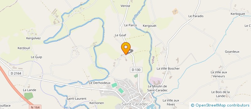 localisation de l'entreprise MONSIEUR JEAN RAULT  SAINT-CARADEC