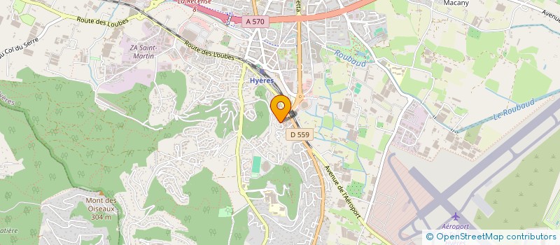 localisation de l'entreprise MONSIEUR JEAN RAUSSOU  HYERES