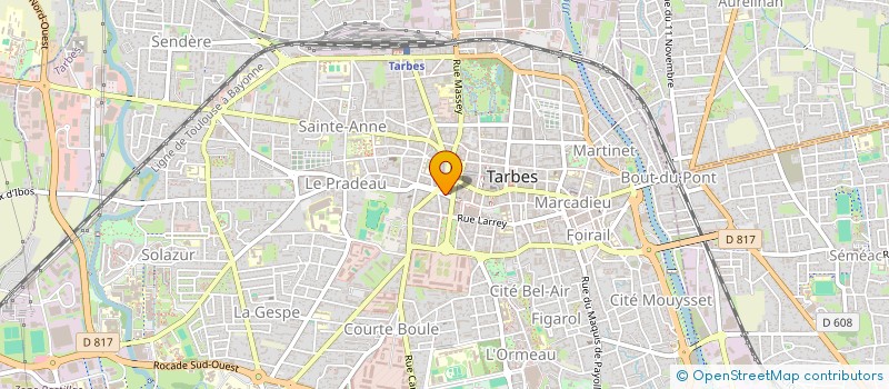 localisation de l'entreprise MONSIEUR JEAN RAVAUD à TARBES