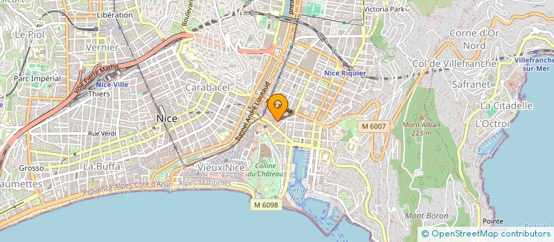 localisation de l'entreprise MONSIEUR JEAN RAYBAUT à NICE
