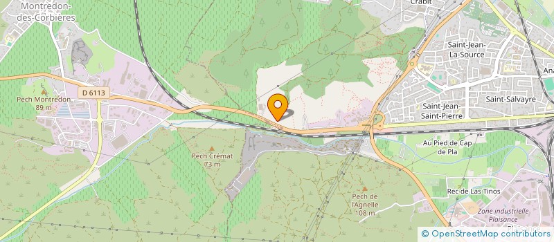 localisation de l'entreprise MONSIEUR JEAN RAYMOND ARENAS  NARBONNE