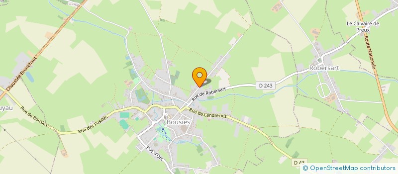 localisation de l'entreprise MONSIEUR JEAN-RAYMOND DRAUX  BOUSIES