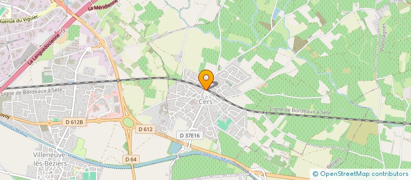localisation de l'entreprise MONSIEUR JEAN RAYNAL  CERS