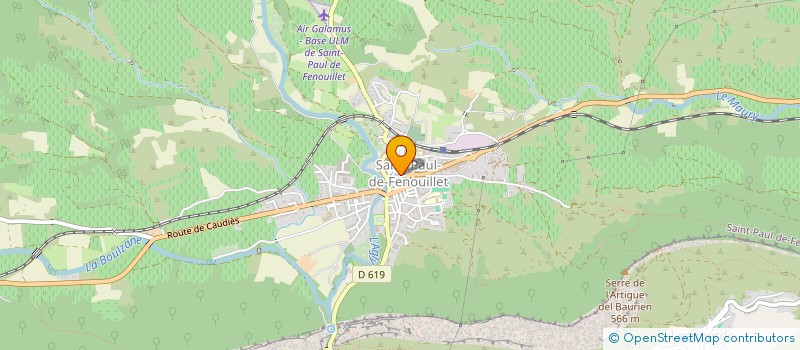 localisation de l'entreprise MONSIEUR JEAN RAYNAL  SAINT-PAUL-DE-FENOUILLET