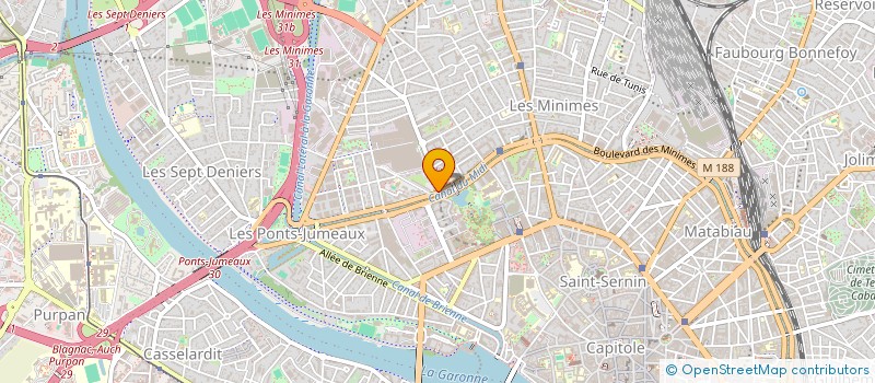 localisation de l'entreprise MONSIEUR JEAN RAYNAL  TOULOUSE
