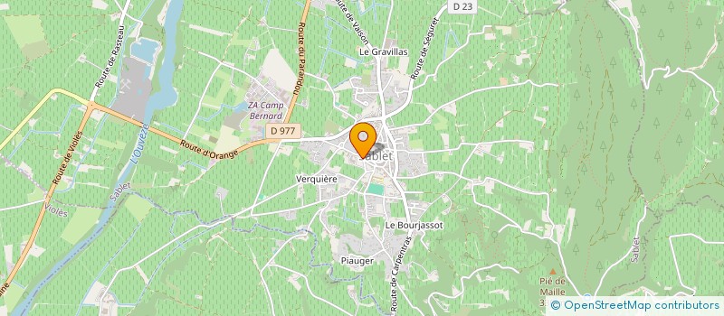 localisation de l'entreprise MONSIEUR JEAN RAYNAUD  SABLET