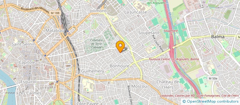 localisation de l'entreprise MONSIEUR JEAN RAYNAUD à TOULOUSE