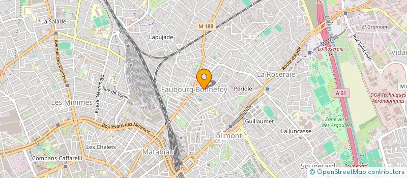 localisation de l'entreprise MONSIEUR JEAN RAYNAUD à TOULOUSE