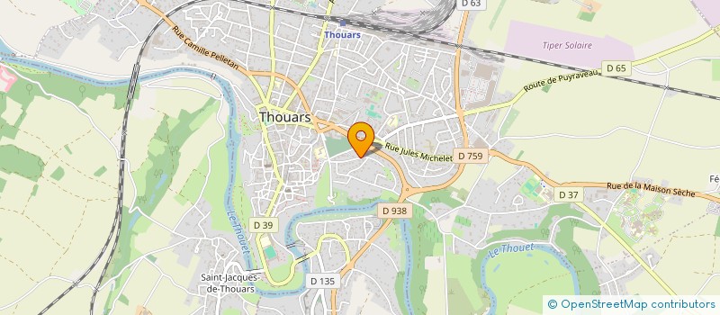 localisation de l'entreprise MONSIEUR JEAN RAZAFIMIHERY  THOUARS