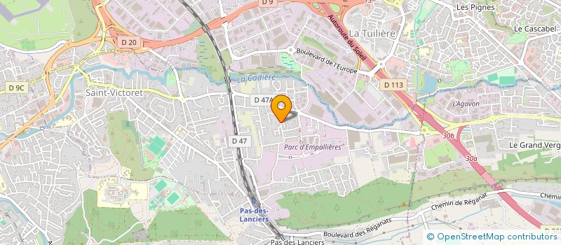 localisation de l'entreprise MONSIEUR JEAN RE  SAINT-VICTORET