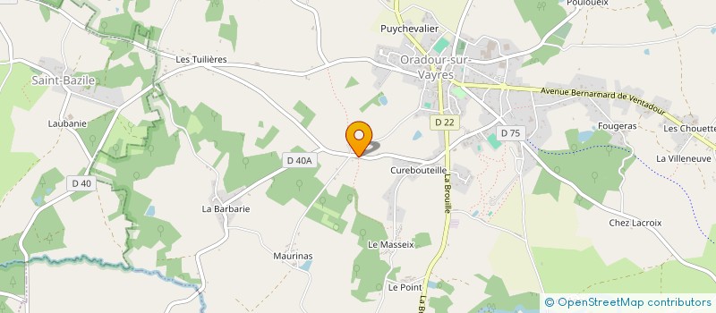 localisation de l'entreprise MONSIEUR JEAN REBEIX à ORADOUR-SUR-VAYRES