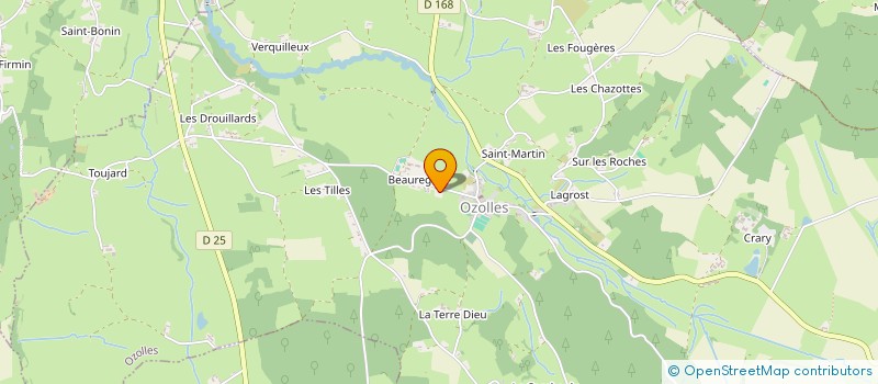 localisation de l'entreprise MONSIEUR JEAN REBET  OZOLLES