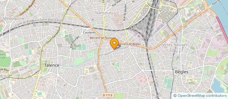 localisation de l'entreprise MONSIEUR JEAN REBEYROLLES à BORDEAUX