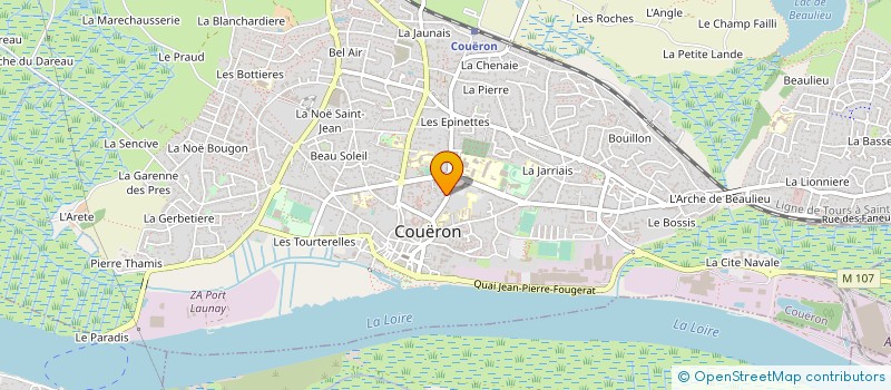 localisation de l'entreprise MONSIEUR JEAN REBIERE à COUERON