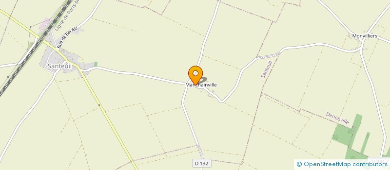 localisation de l'entreprise MONSIEUR JEAN REBIFFE à SANTEUIL