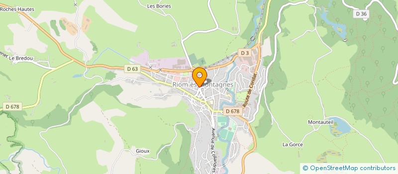 localisation de l'entreprise MONSIEUR JEAN REBOUFFAT à RIOM-ES-MONTAGNES