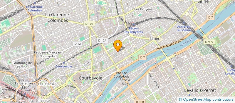 localisation de l'entreprise MONSIEUR JEAN REBOURS à COURBEVOIE