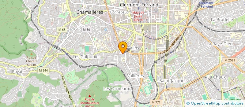 localisation de l'entreprise MONSIEUR JEAN RECLY  CLERMONT-FERRAND