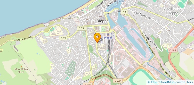 localisation de l'entreprise MONSIEUR JEAN REDELE  DIEPPE