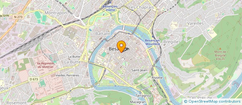 localisation de l'entreprise MONSIEUR JEAN REECHT à BESANCON