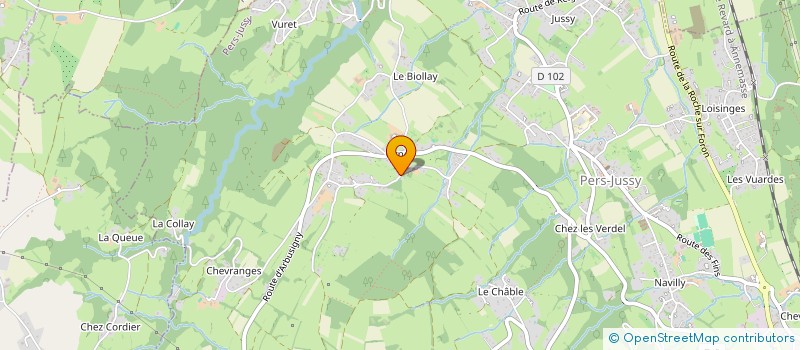 localisation de l'entreprise MONSIEUR JEAN REGAT à PERS-JUSSY