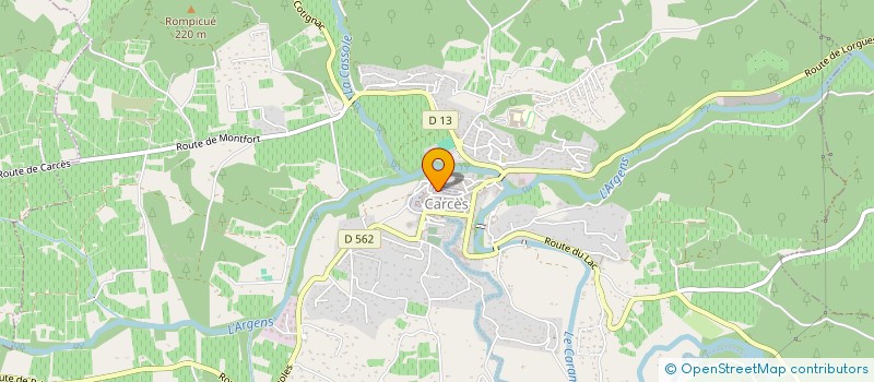 localisation de l'entreprise MONSIEUR JEAN REGIBAUD  SALERNES