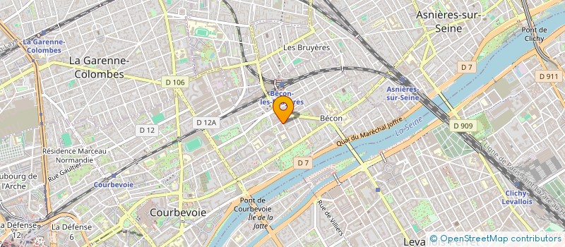localisation de l'entreprise MONSIEUR JEAN-REGIS BOULET à COURBEVOIE