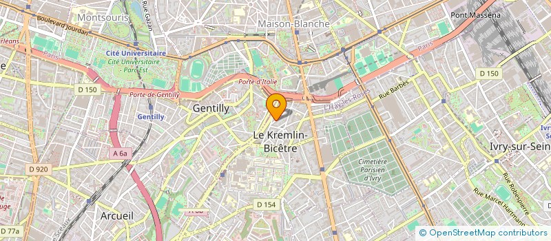 localisation de l'entreprise MONSIEUR JEAN-REGIS CALVET à KREMLIN BICETRE
