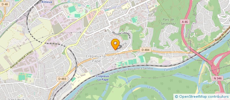 localisation de l'entreprise MONSIEUR JEAN-REGIS DUFOUR  RILLIEUX-LA-PAPE