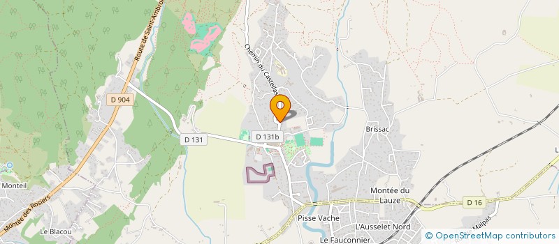 localisation de l'entreprise MONSIEUR JEAN REGIS MALIGNON  ROUSSON