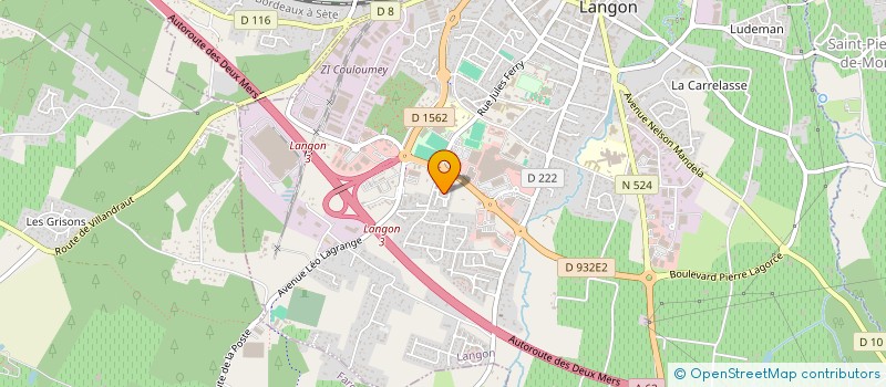 localisation de l'entreprise MONSIEUR JEAN REGLAT à LANGON