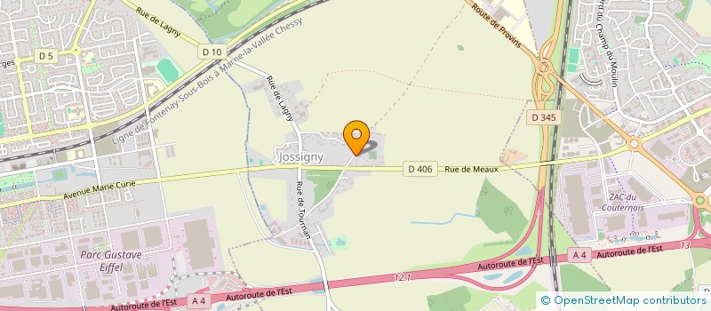 localisation de l'entreprise MONSIEUR JEAN REGNAULT  JOSSIGNY