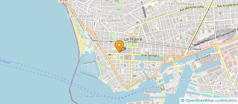 localisation de l'entreprise MONSIEUR JEAN REGNIER à LE HAVRE