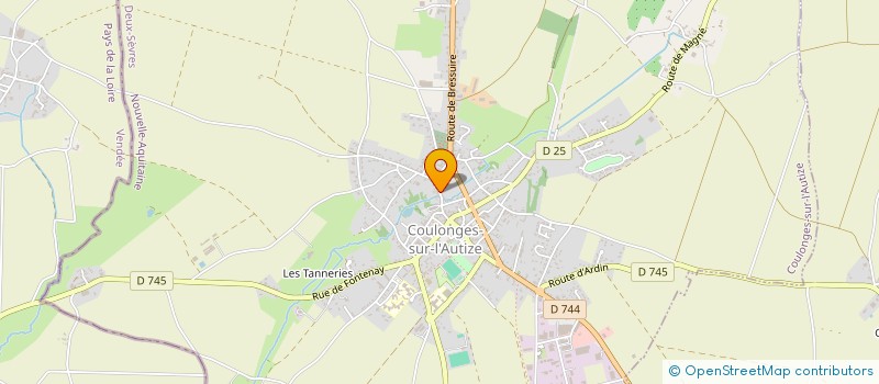 localisation de l'entreprise MONSIEUR JEAN REIGNIER à COULONGES-SUR-L'AUTIZE