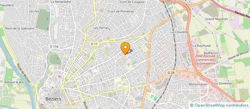 localisation de l'entreprise MONSIEUR JEAN REILLES à BEZIERS