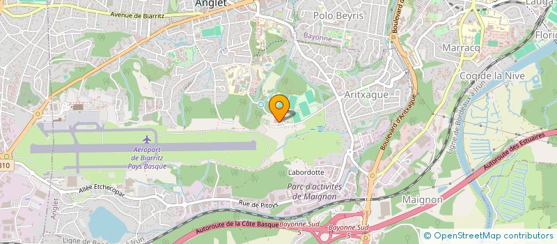 localisation de l'entreprise MONSIEUR JEAN REINHARD  ANGLET